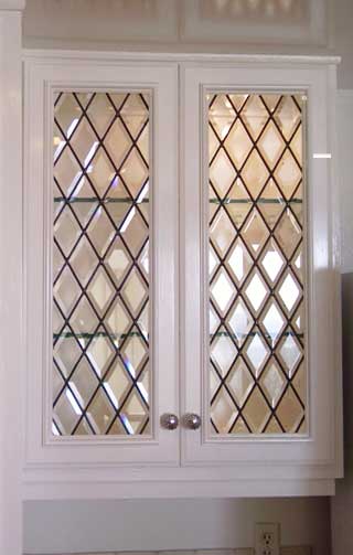 View Our Gallery of Cabinet Doors From Stained Glass Woodland Hills and Silva Glassworks